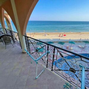 Helle 3-Zimmer-Wohnung mit Meerblick im Atrium-Komplex, Elenite – Bulgarien